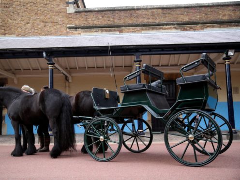 The driving carriage used by the Duke of Edinburgh, at Windsor Castle, Berkshire (Steve Parsons/PA)