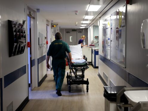 Delayed discharges increased n Scotland after the start of the pandemic (Peter Byrne/PA)