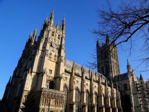 A view of Canterbury Cathedral in Kent (Gareth Fuller/PA)