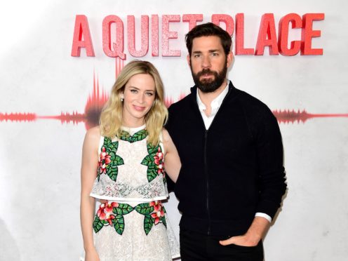 Emily Blunt and John Krasinski (Ian West/PA)