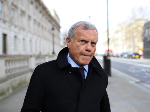 S4 Capital, the digital advertising agency run by Sir Martin Sorrell, has upped its full-year revenues outlook after surging first-quarter sales (Aaron Chown/PA)
