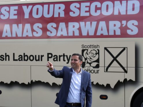 Scottish Labour leader Anas Sarwar is aiming to overtake the Tories as Holyrood’s second-largest party at the election (Andrew Milligan/PA)