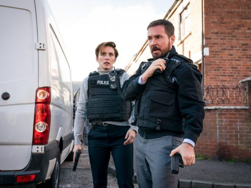 Vicky McClure as DI Kate Fleming and Martin Compston as DI Steve Arnott in Line Of Duty (Steffan Hill/BBC/PA)