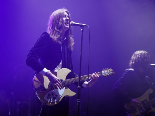 The Blossoms performing on stage at a music festival in Sefton Park (Danny Lawson/PA)