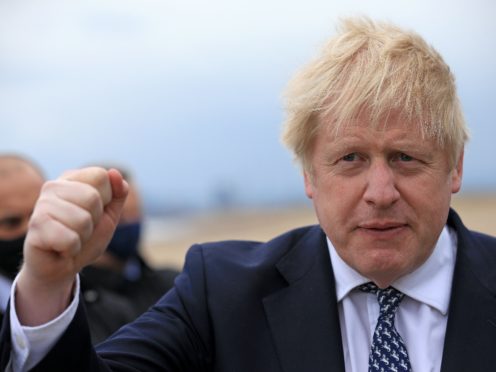 Prime Minister Boris Johnson spoke with European business leaders on a conference call (Lindsey Parnaby/PA)