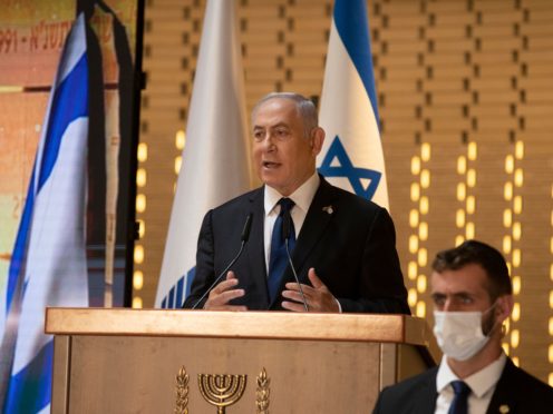 Israeli Prime Minister Benjamin Netanyahu (Maya Alleruzzo/AP)