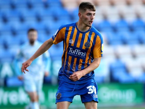 Tom Bloxham spurned a good chance for Shrewsbury (Nick Potts/PA)