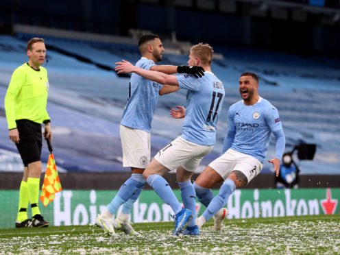 Manchester City are through to the Champions League final for the first time (Martin Rickett/PA)