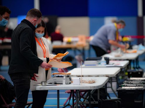 Counting is under way for the Welsh Parliamentary elections (Ben Birchall/PA)
