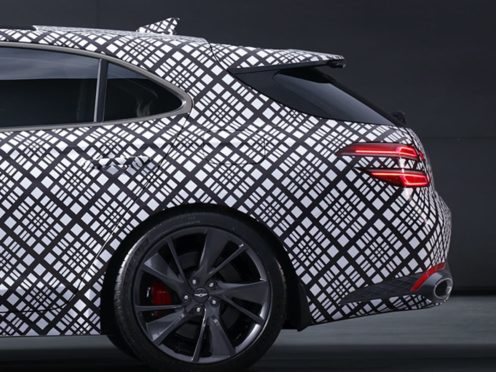 The estate follows a shooting brake-style design
