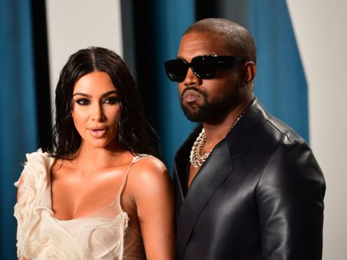 Kim Kardashian and Kanye West (Ian West/PA)