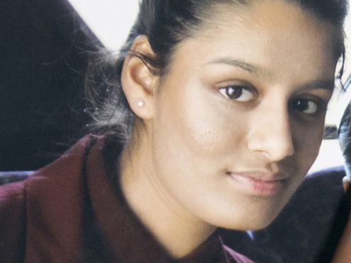 Shamima Begum and two other east London schoolgirls travelled to Syria to join the so-called Islamic State group in February 2015 (PA)