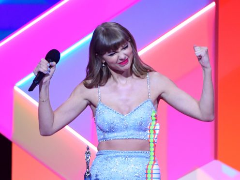Taylor Swift paid tribute to her mother after winning her latest award (Ian West/PA)