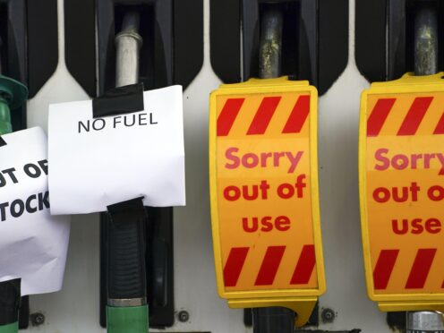 A Shell petrol station in Bracknell (Steve Parsons/PA)