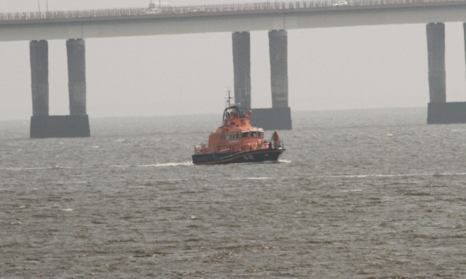 The Broughty Ferry Lifeboat on the Tay (library image).