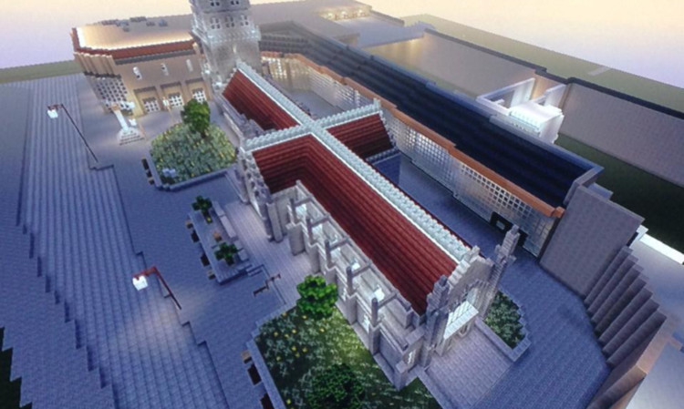 Overgate blocked! Dundee shopping centre recreated in Minecraft video