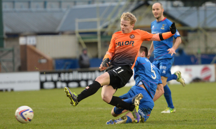 Gary Mackay-Steven in his Dundee United days.