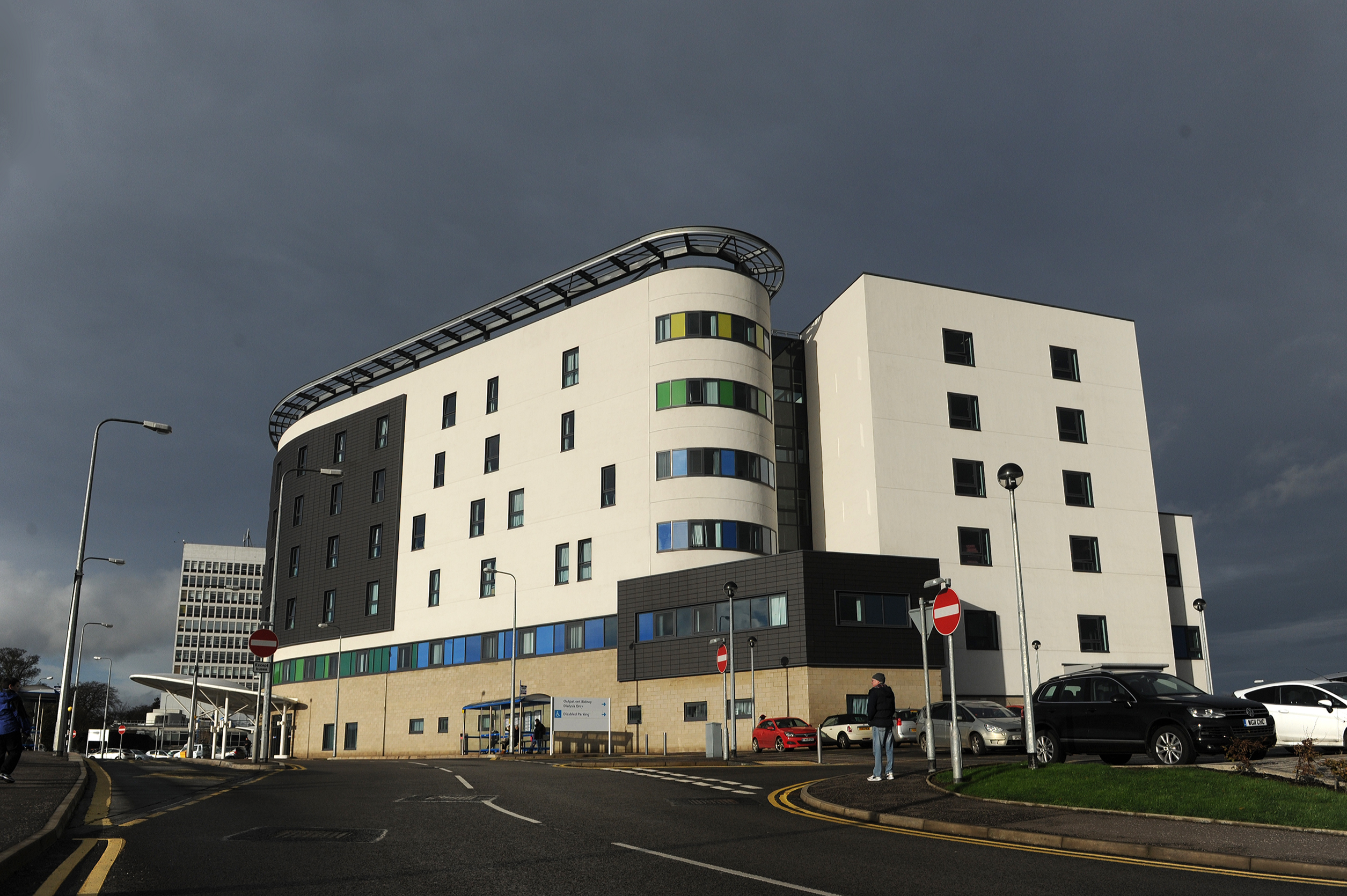 The Victoria Hospital in Kirkcaldy