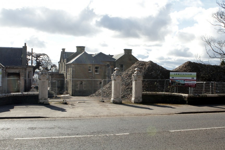 Broughty Ferry mansion demolition under way Evening Telegraph