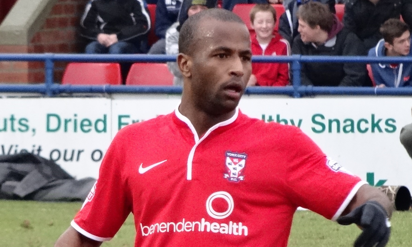 Stephane Zubar in action for York