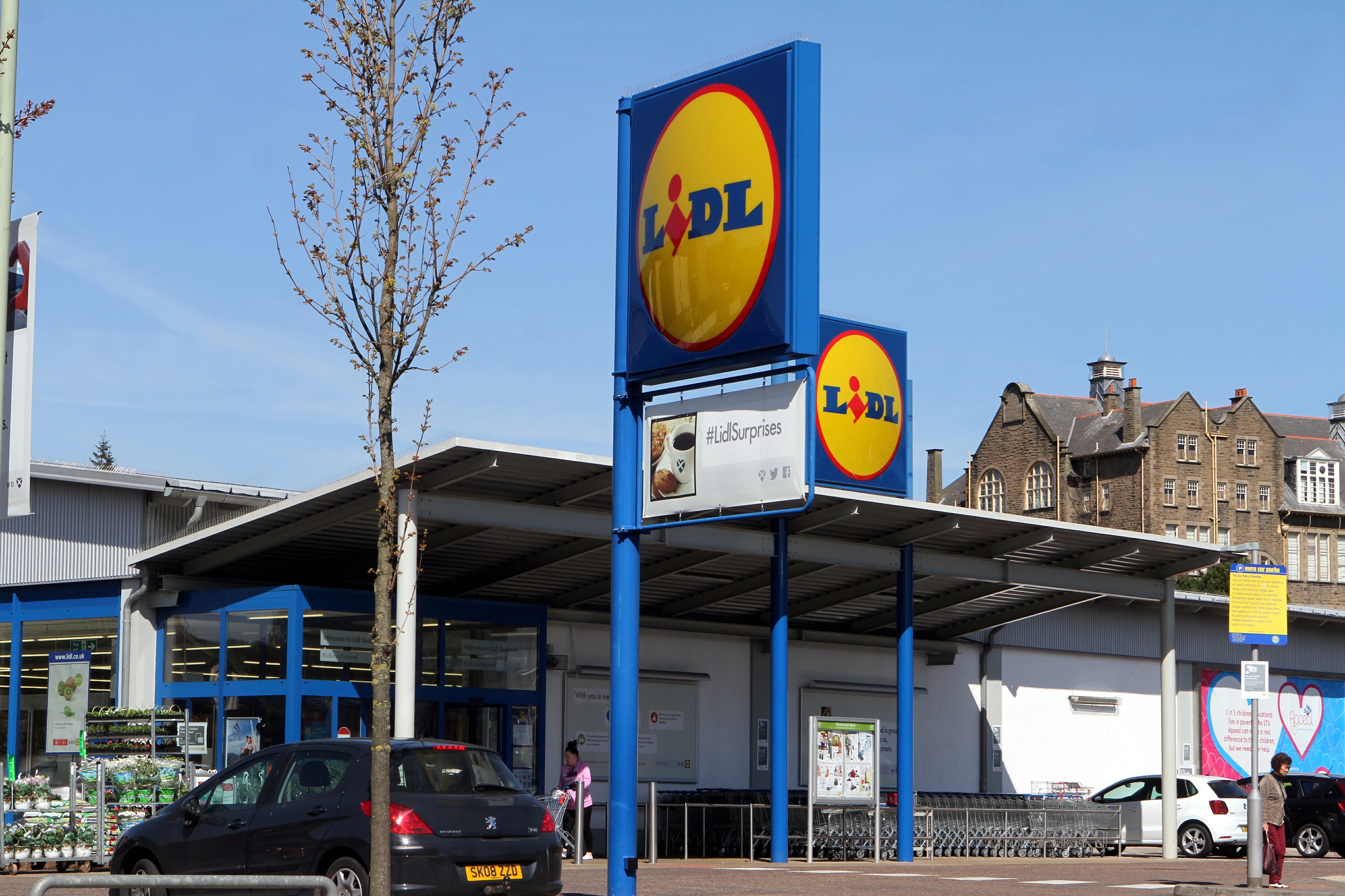 Mark Weir was found in a "drunken state" outside Lidl in Dura Street.