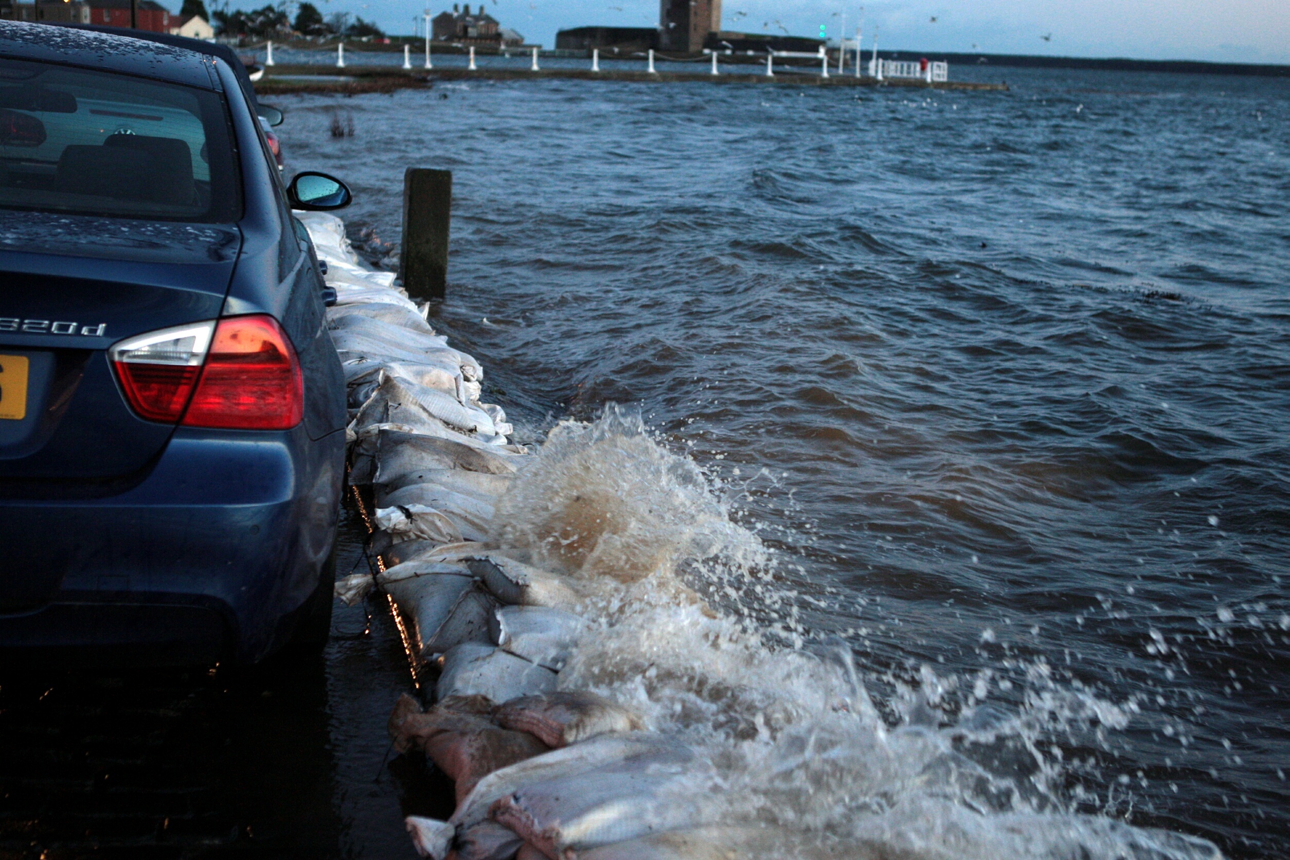 Flooding, like this in Broughty Ferry in 2013, could become a common occurrence, climate change experts have warned.