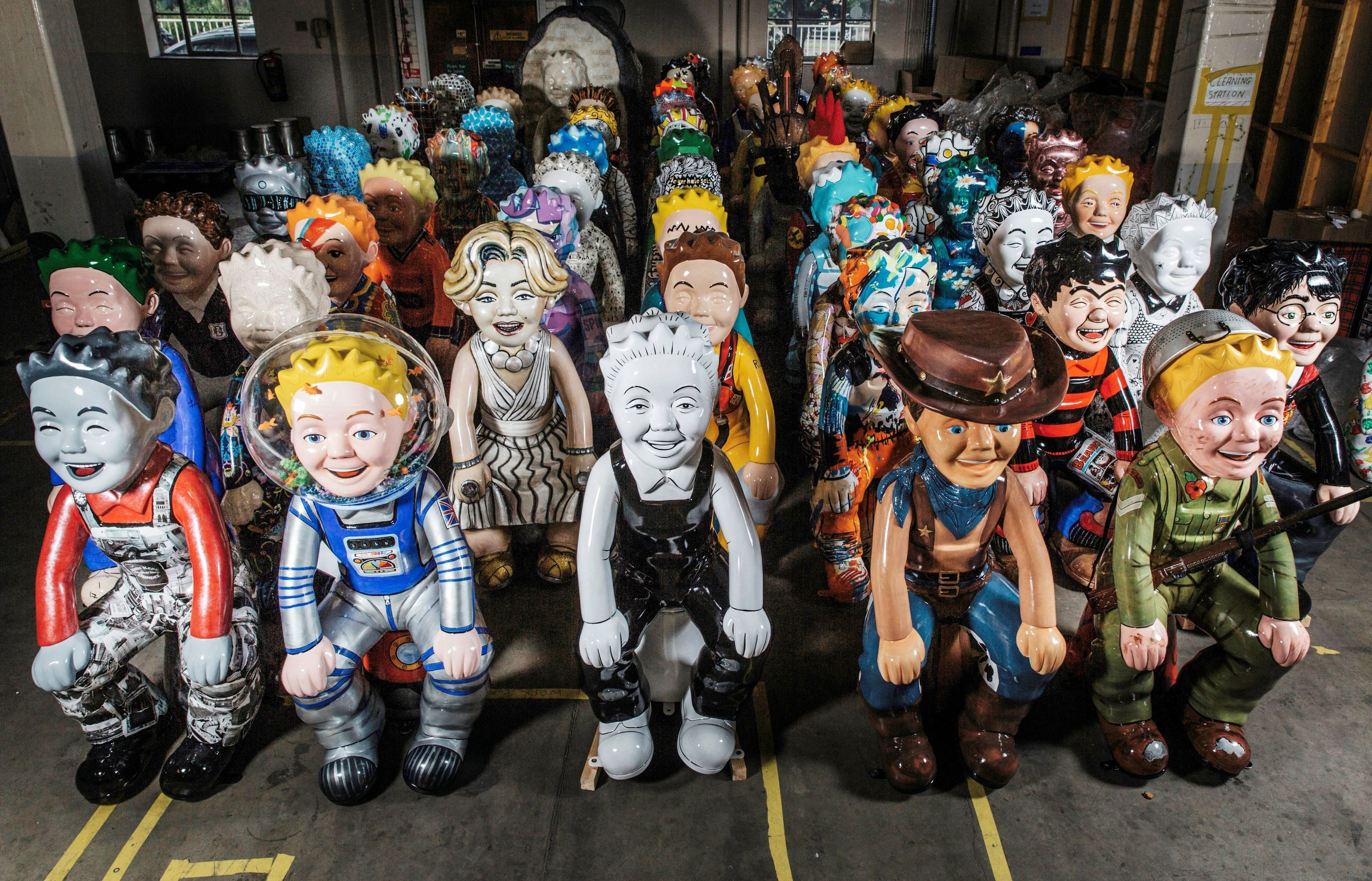 The Wullies waiting to go to their new homes.