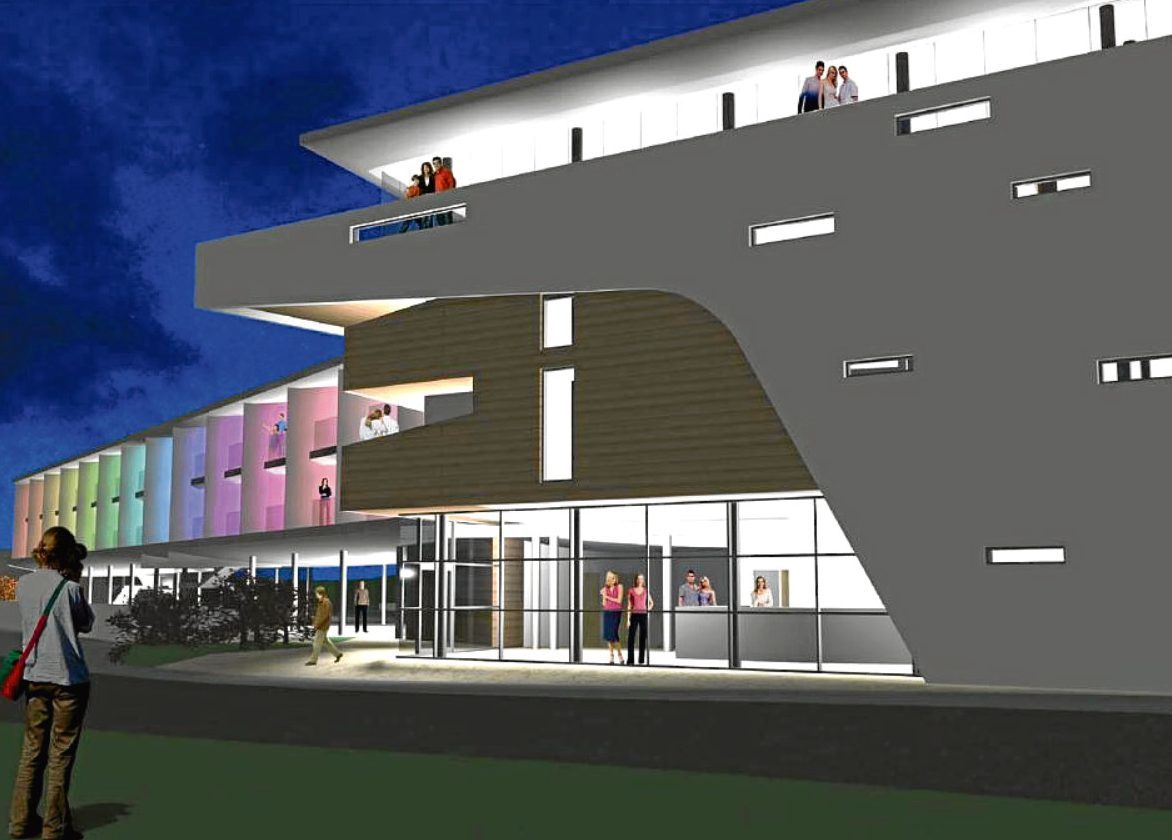 An artist’s impression of what the new hotel could look like. It’s said the venue would offer up scenic Tay views.