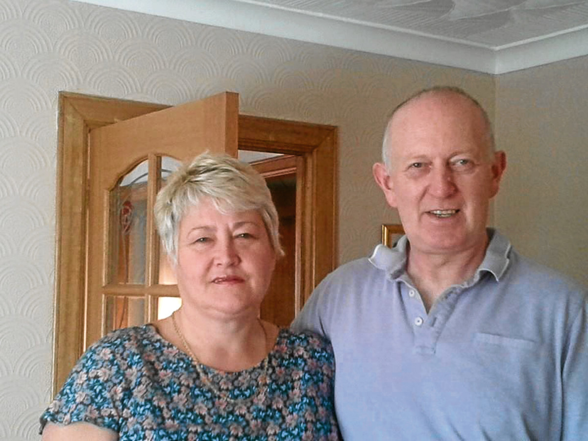 Lynne and Allan Shaw are now counting the cost of the break-in.