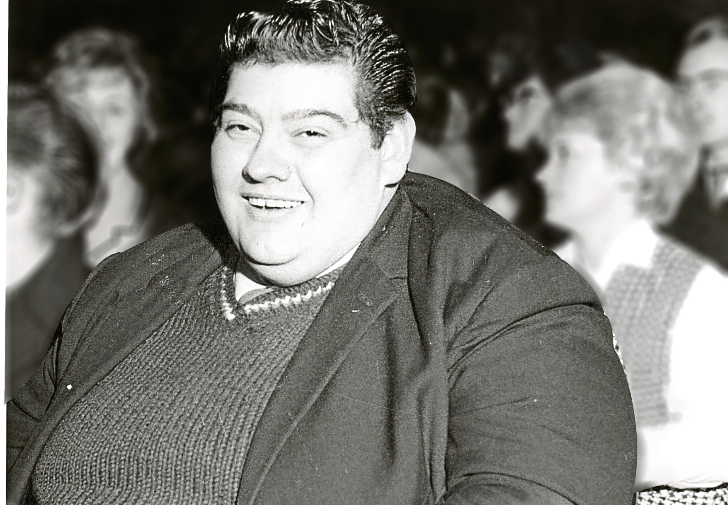 Angus before his weight loss.