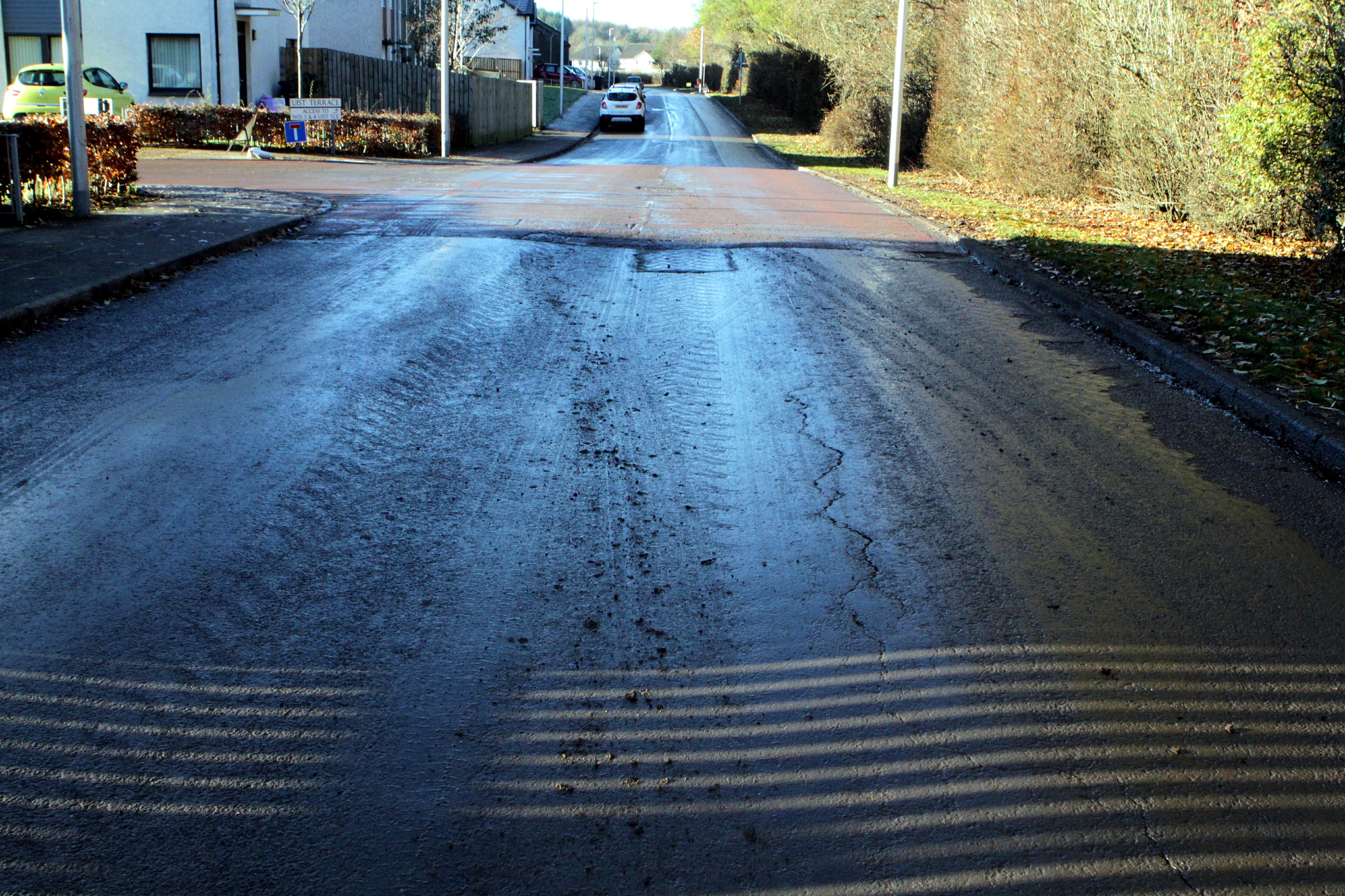 The dip on Hebrides Drive