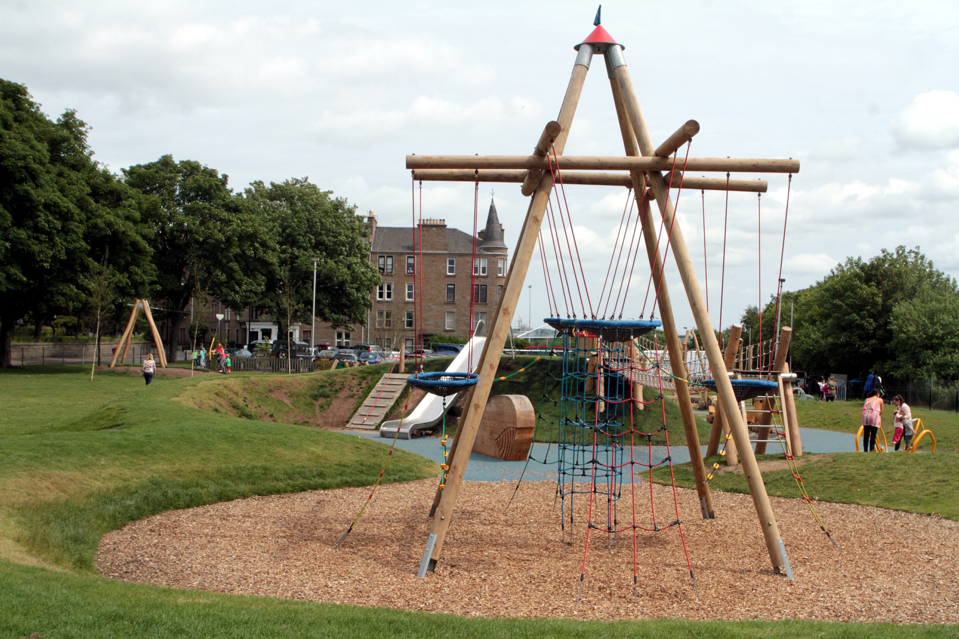 The playpark on Roseangle