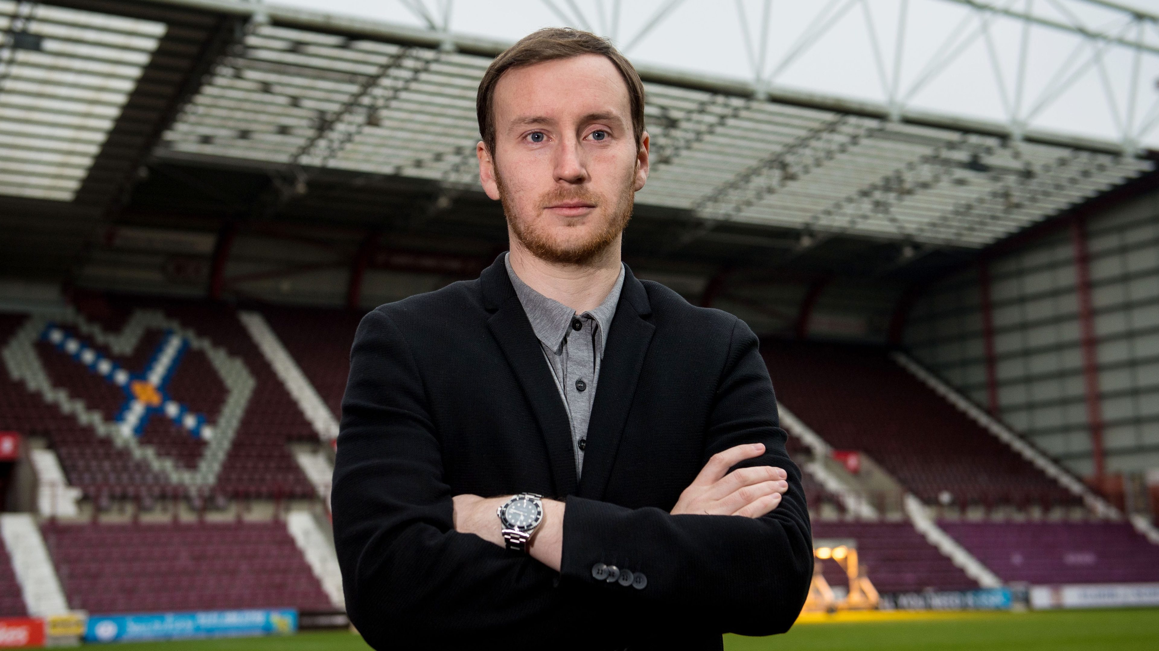 Hearts' new head coach Ian Cathro