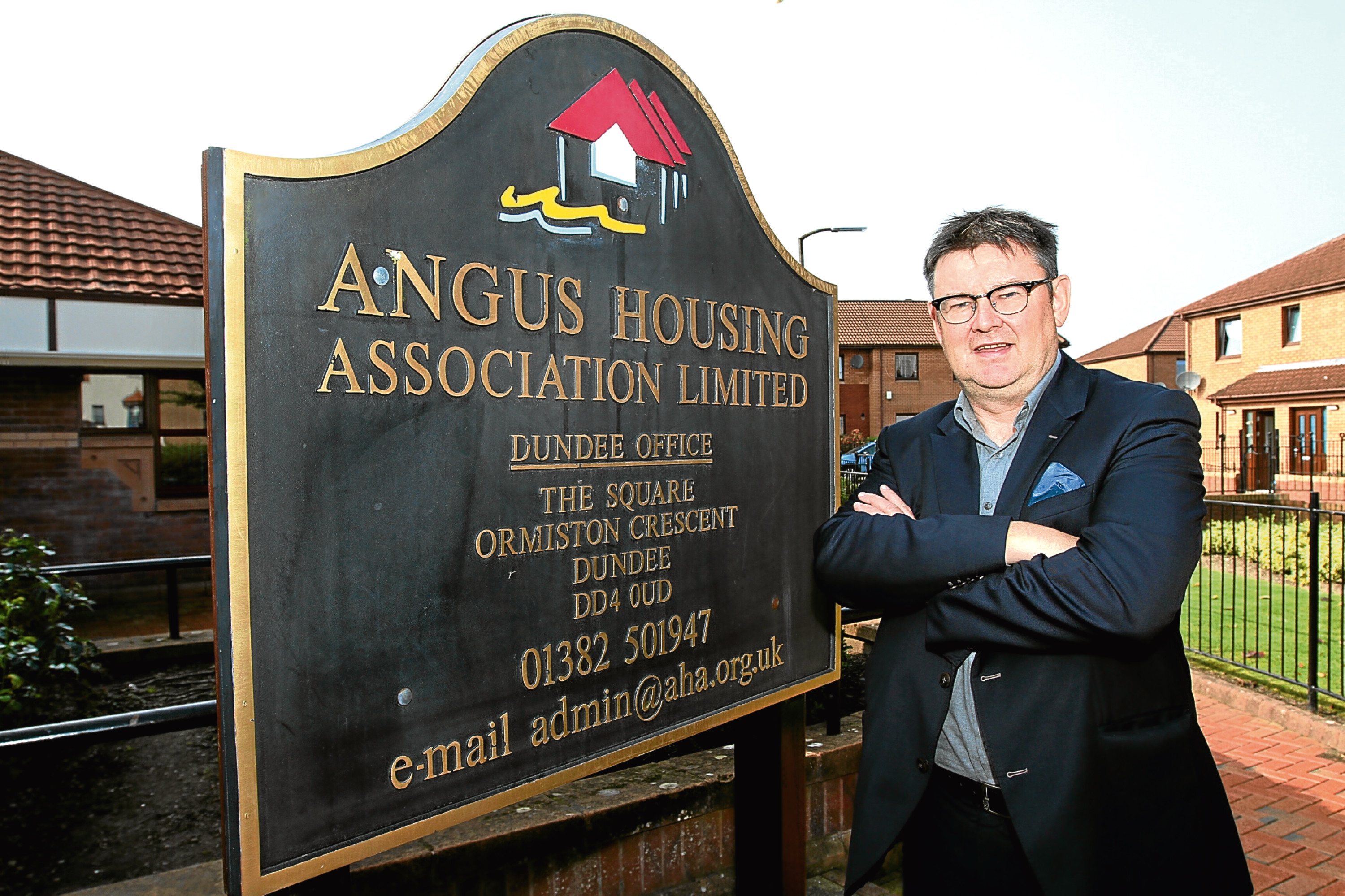 Bruce Forbes, director of Angus Housing Association.