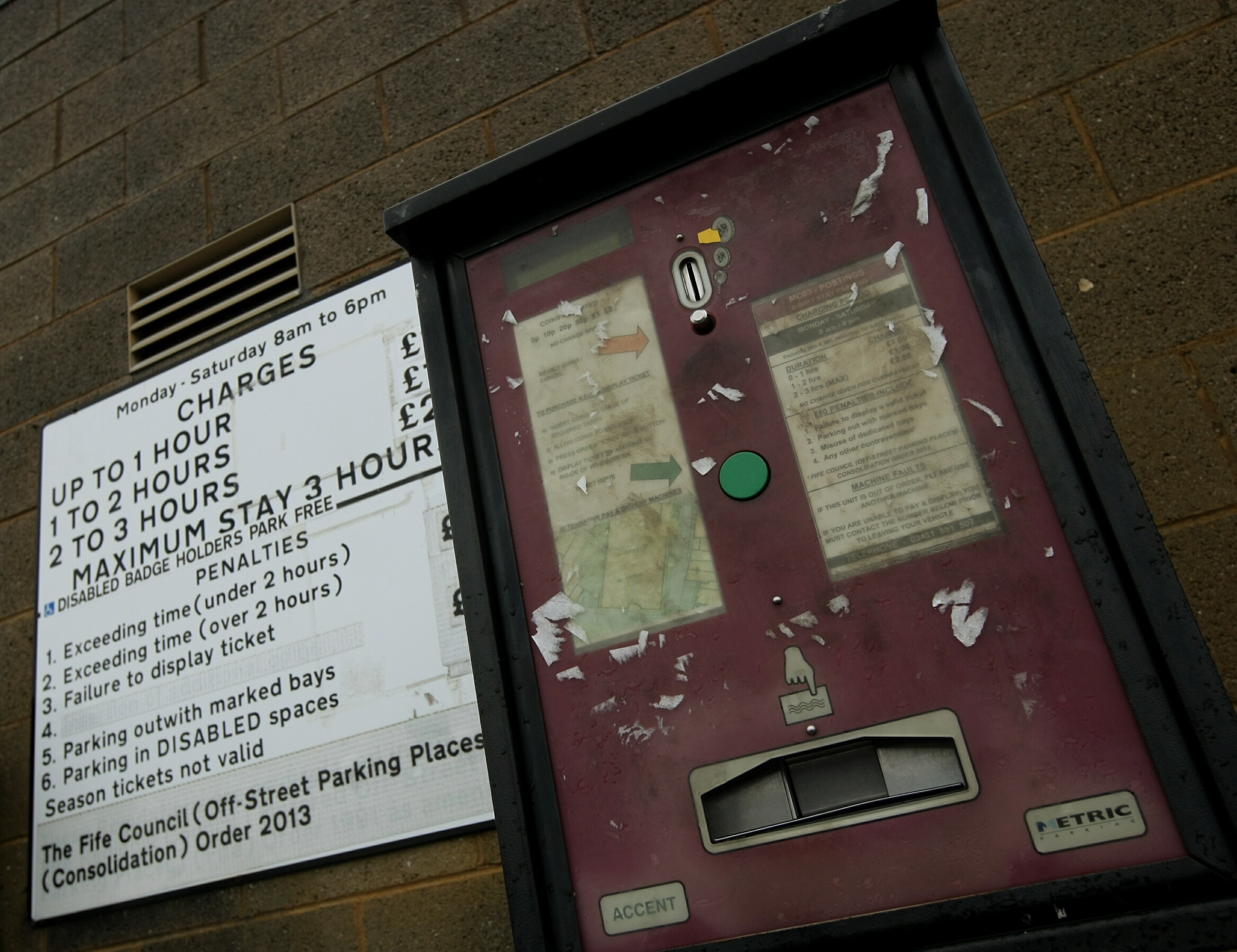 A parking meter