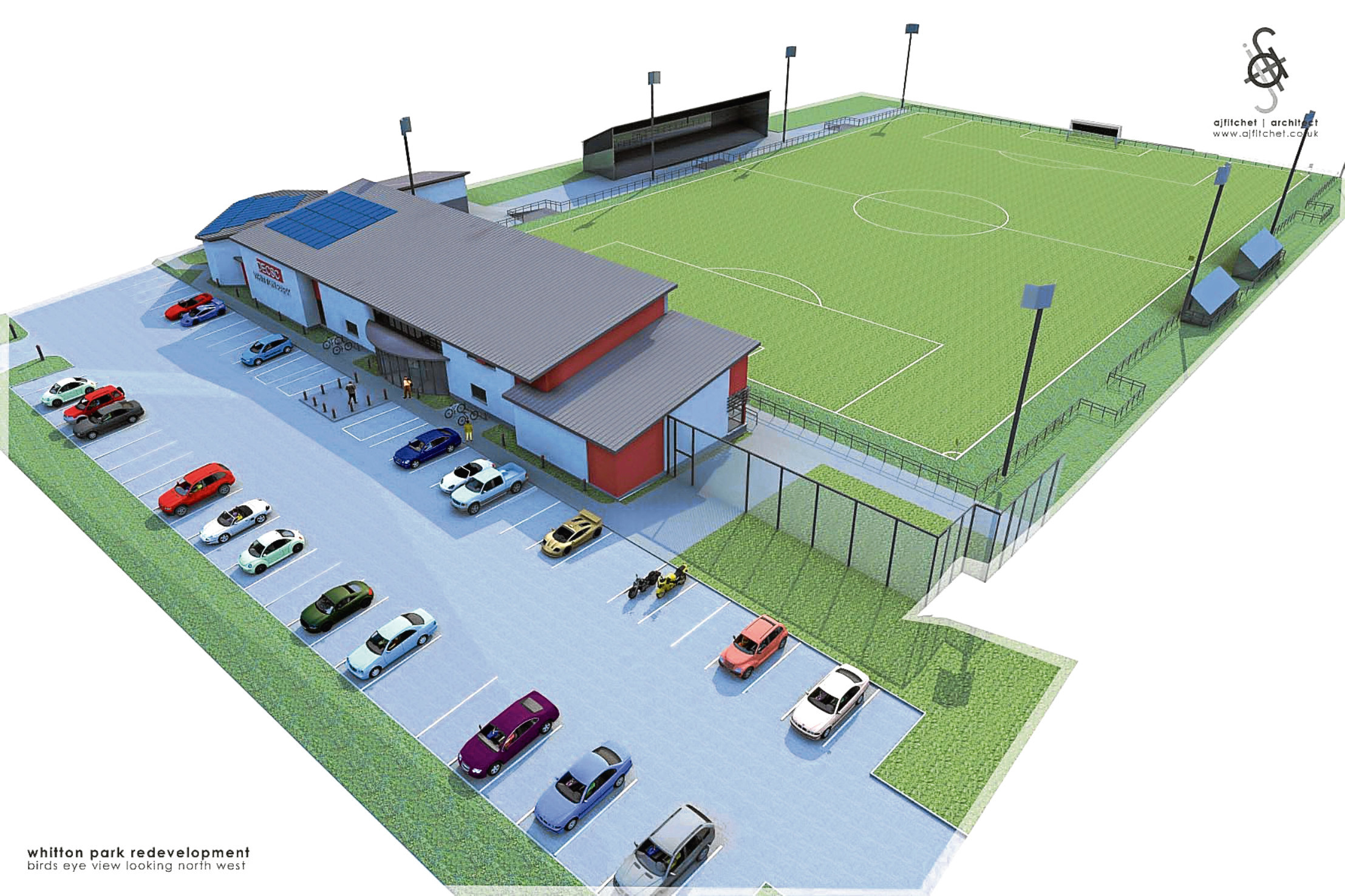 An artist's impression of the new Whitton Park
