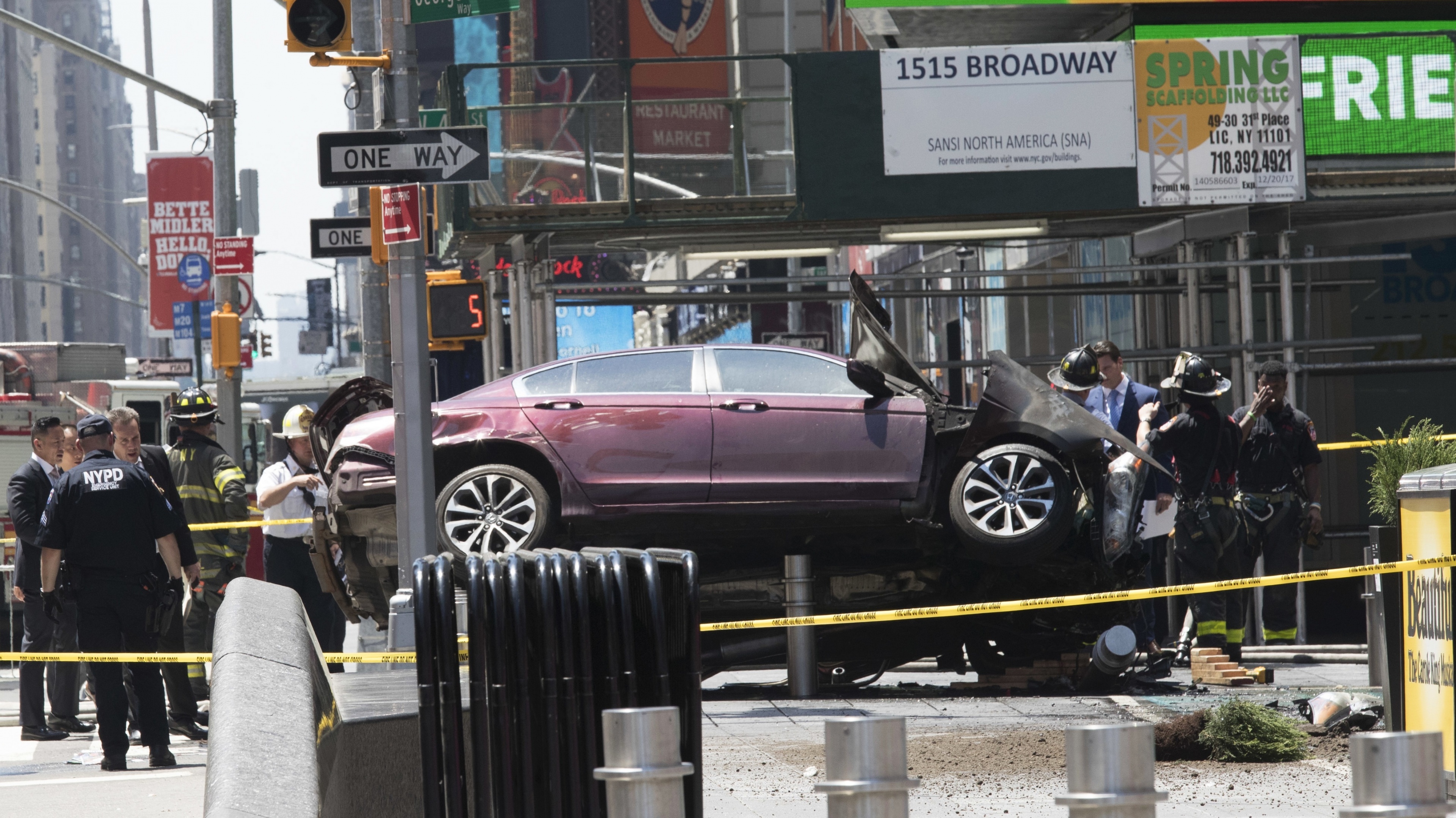 The incident is not thought to be terror-related.