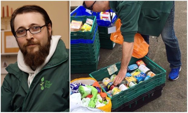 Ewan Gurr has previously visited city foodbanks and has applauded the work they do to alleviate benefit cuts.