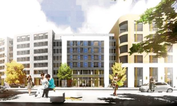 An artist's impression of the building