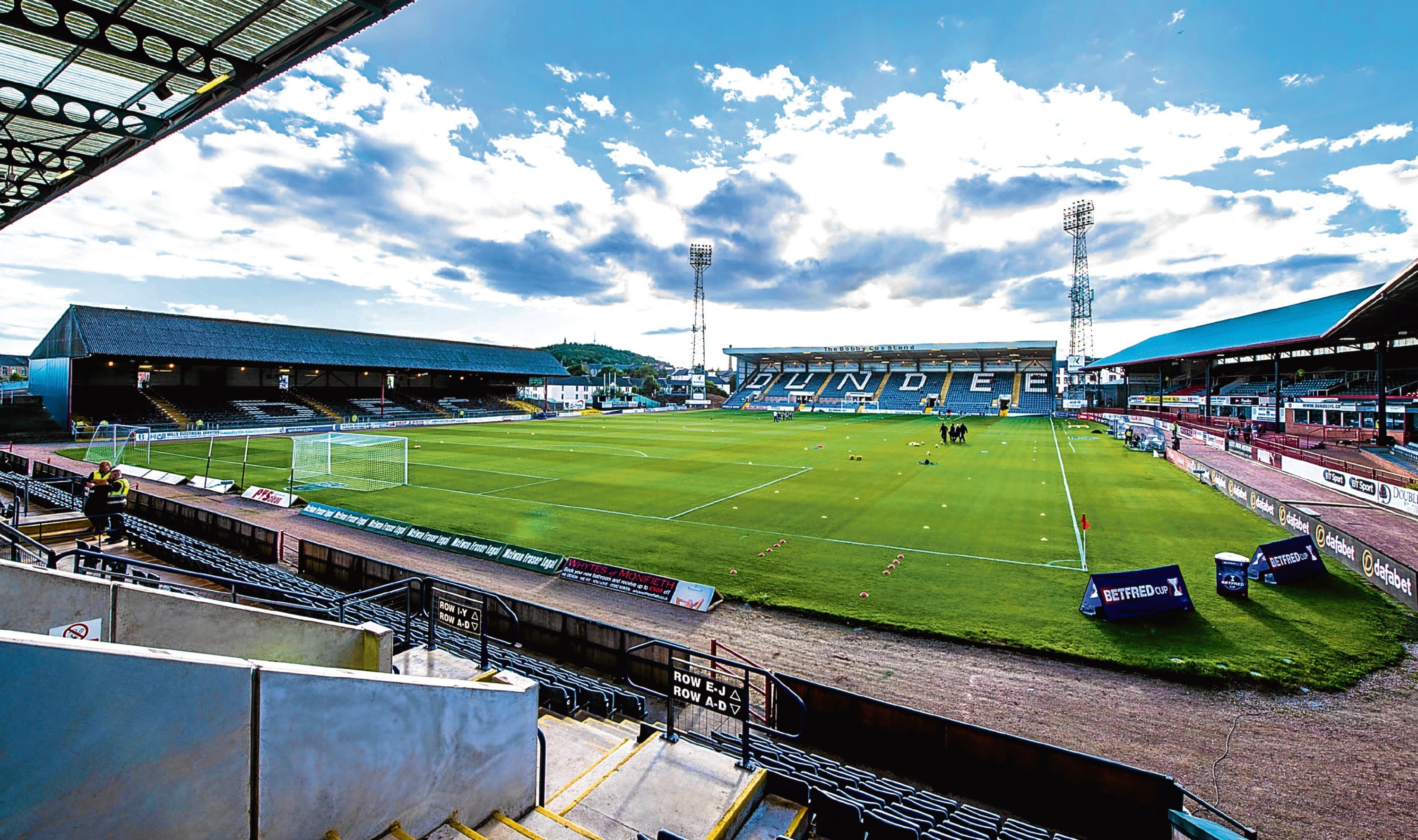 Dundee confirm death of fan after taking ill at Dens Park during cup