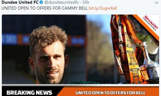 (Twitter/Dundee United FC)
