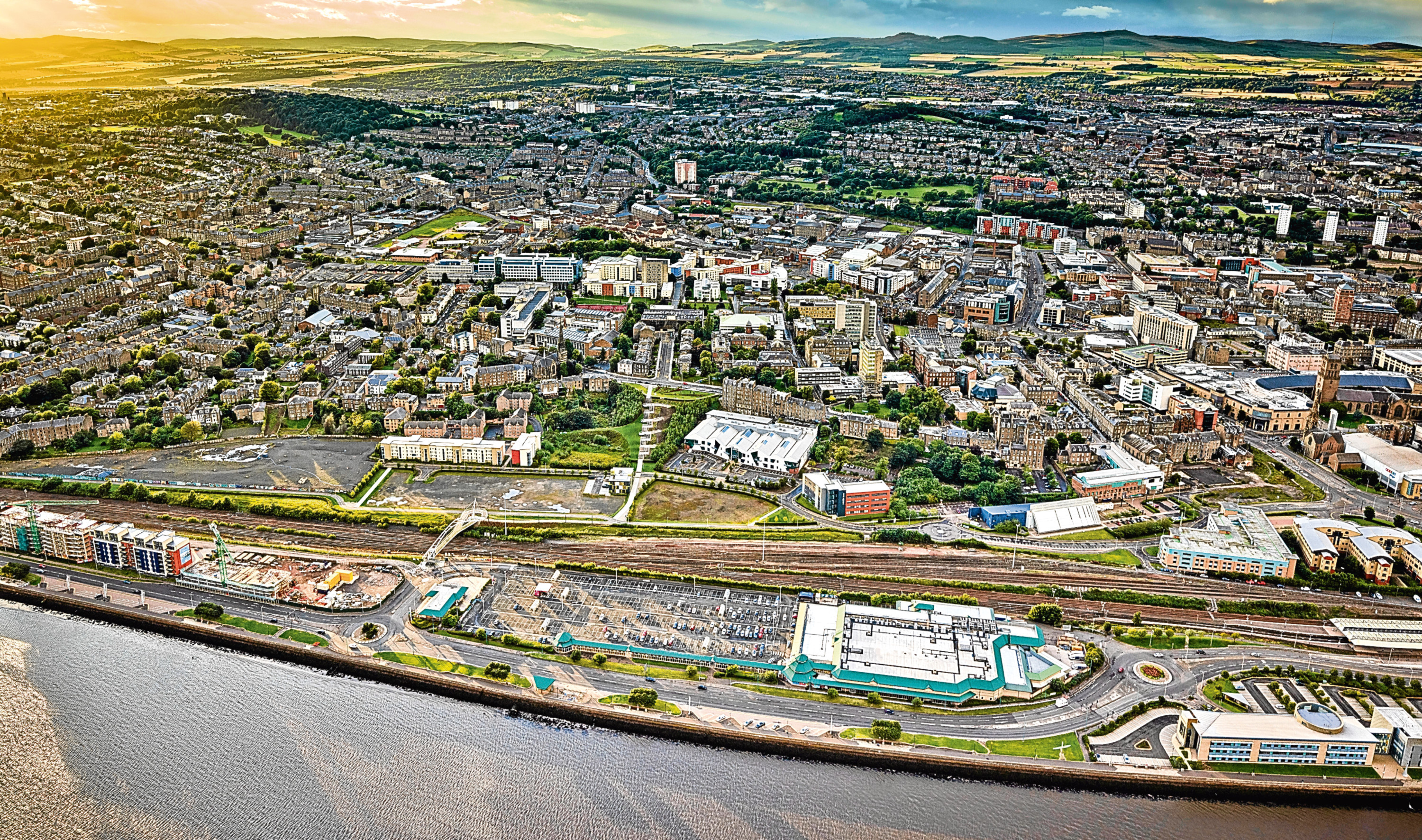 New aerial pictures reveal progress at Dundee’s £1bn Waterfront