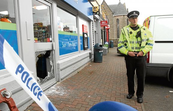 He is accused of breaking into Scotmid, Main Street, Invergowrie, on October 18, and stealing cash, alcohol and tobacco