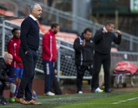 dundee mckinnon ray united worst performance final sidelines manager would last game his