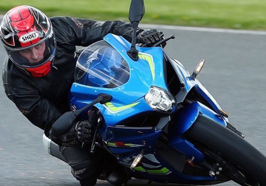 Graeme Bell on his bike