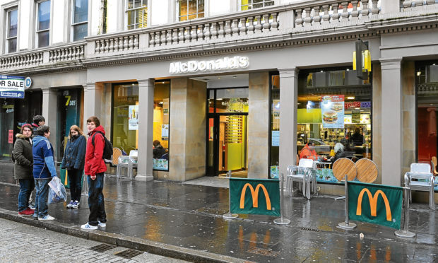McDonald's in Reform Street, Dundee. (Library image).
