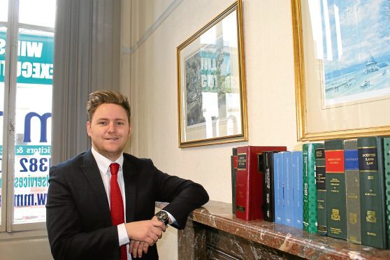 Ryan Russell, a partner with Muir Myles Legal in Bell Street, has been named Scottish lawyer of the month for March.