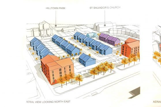 Part of the plans for the Hilltown housing development. Picture courtesy of JM Architects.