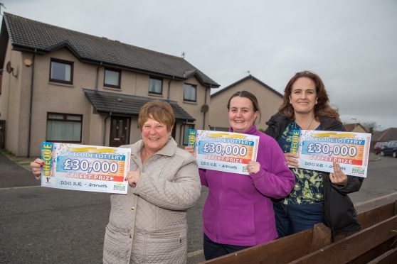Anna Rootham, Sarah Ann McFarlane and Jackie Baker each won £30,000