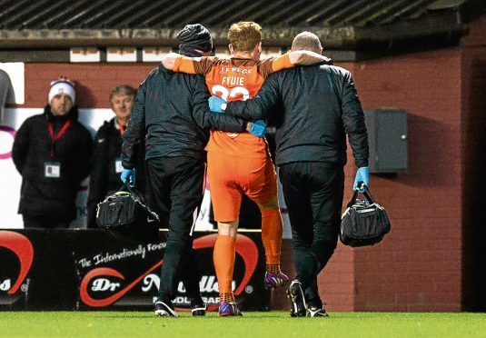 Fraser Fyvie's absence has been a huge blow for United